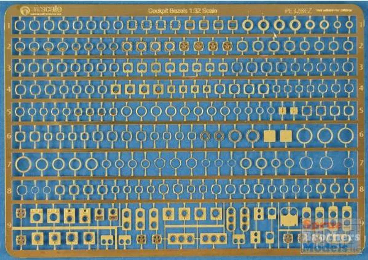 1/32nd Scale Instrument Bezels