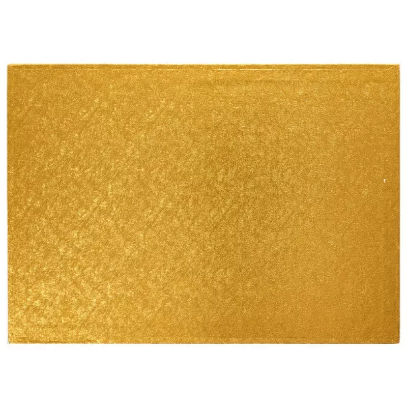 1/4 Sheet Gold Foil Cake Board/Drum