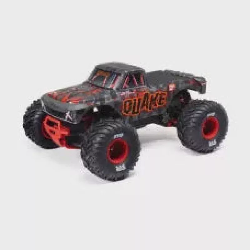 /10 QUAKE 223S DSC 2WD RTR Brushless Monster Truck, Red by ARRMA