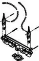 #102-bab Log Bunk Skeleton Kit — Unpainted
