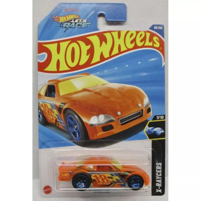2025 HOT WHEELS D CASE STOCKAR ORANGE X-RAYERS 7/10