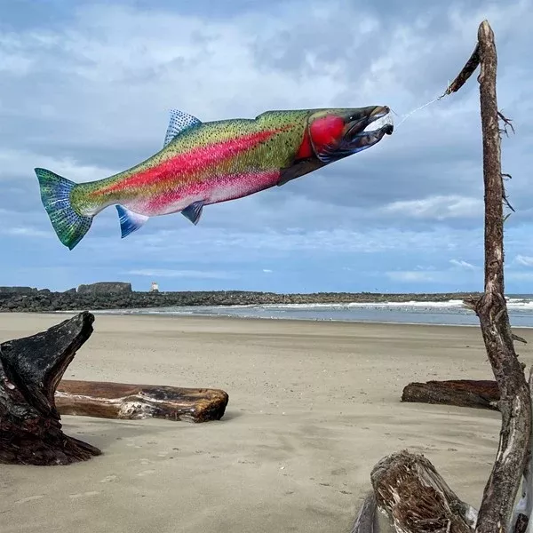 36" Trout Fish Windsock