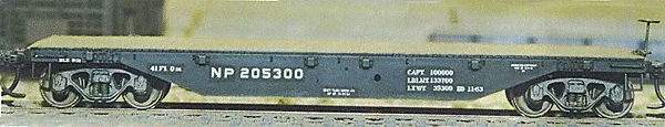 41' Flatcar - Kit -- Northern Pacific pkg(2)