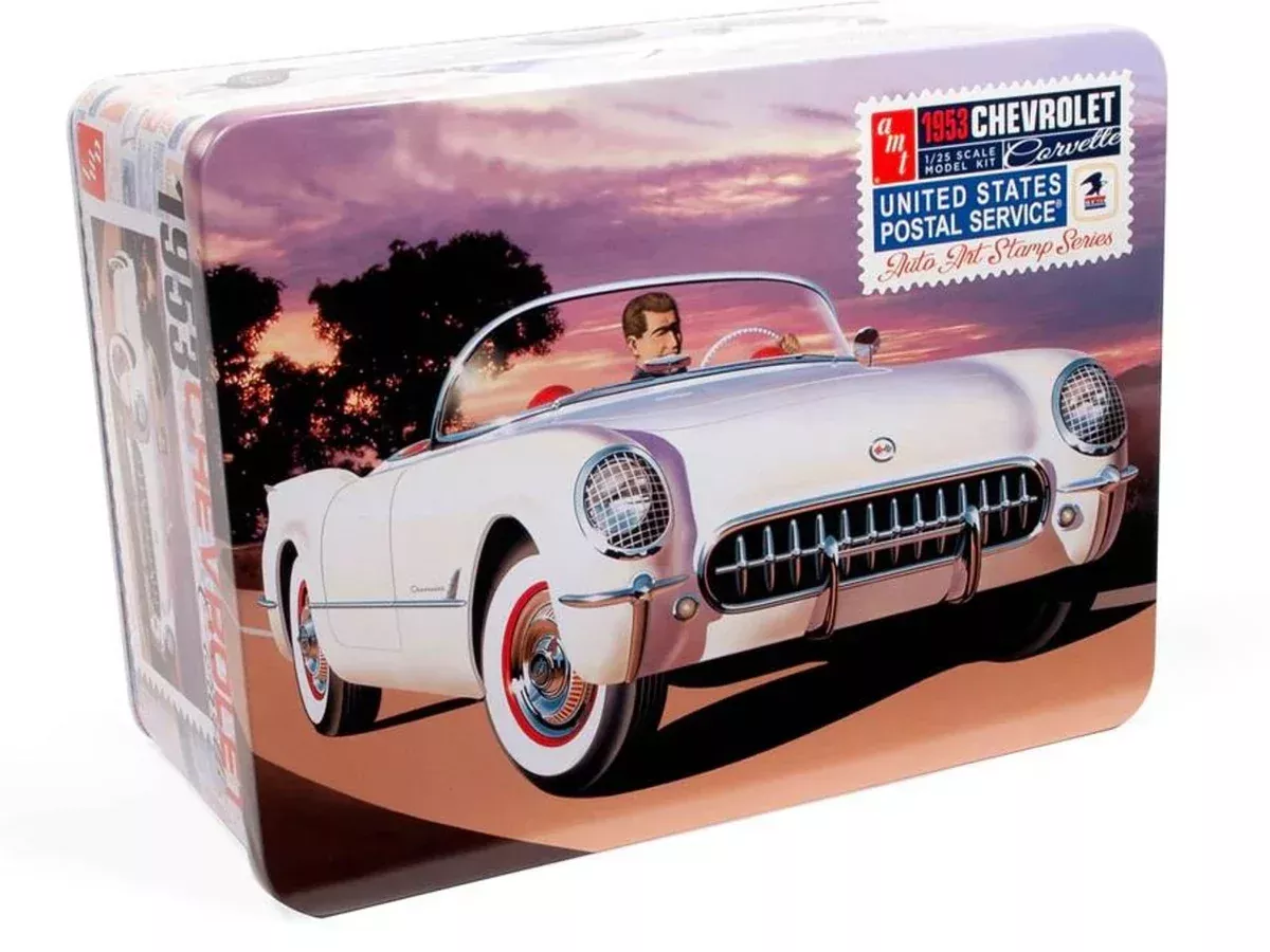 ’53 Chevy Corvette USPS Stamp Series (1/25 Scale) Plastic Vehicle Model Kit