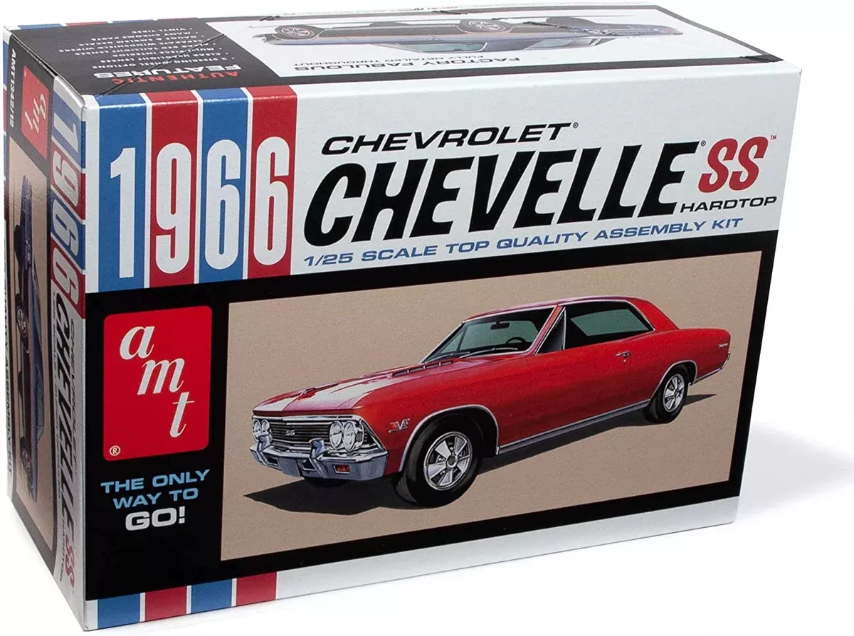 '66 Chevy Chevelle SS (1/25 Scale) Plastic Vehicle Model Kit AMT1342