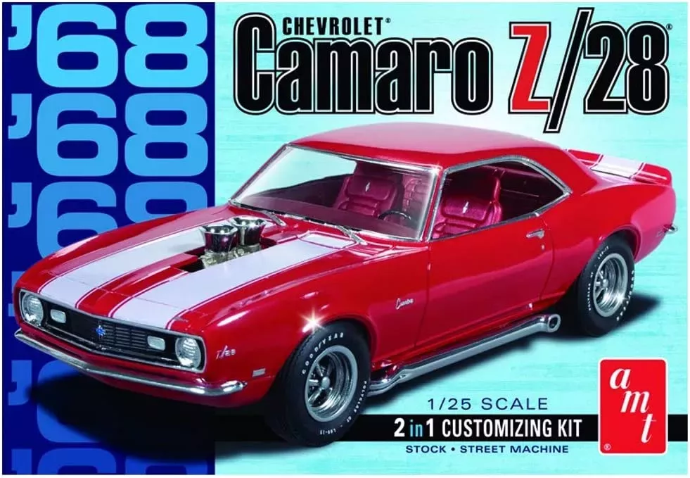 ’68 Camaro Z/28 (1/25 Scale) Plastic Vehicle Model Kit