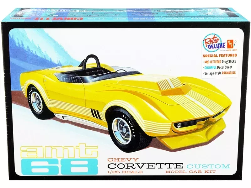 ’68 Chevy Corvette Custom (1/25 Scale) Plastic Vehicle Model Kit