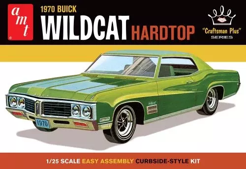 '70 Buick Wildcat Hardtop (1/25th Scale) Plastic Vehicle Model Kit AMT1379