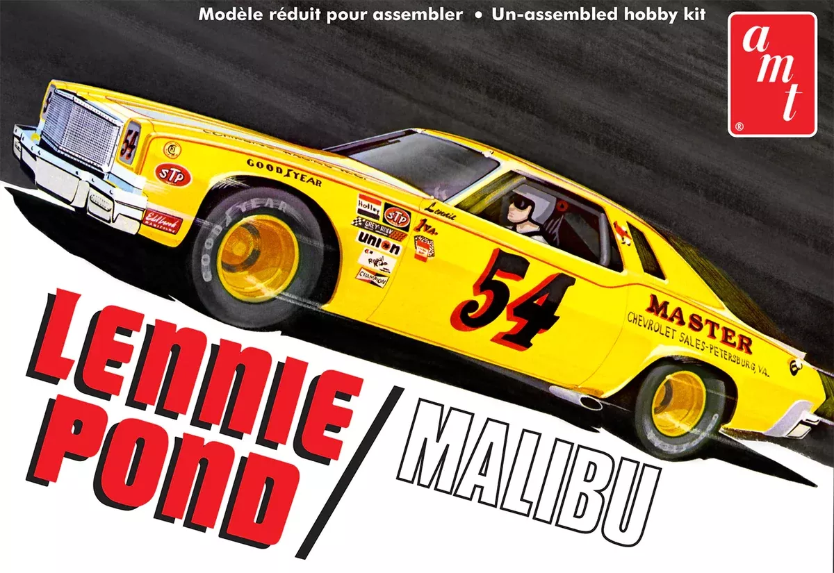 '74 Lennie Pond Chevy Malibu (1/25 Scale) Plastic Vehicle Model Kit AMT1352
