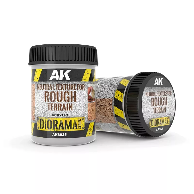 AK Acrylic Neutral Texture for Rough Terrain 250mL