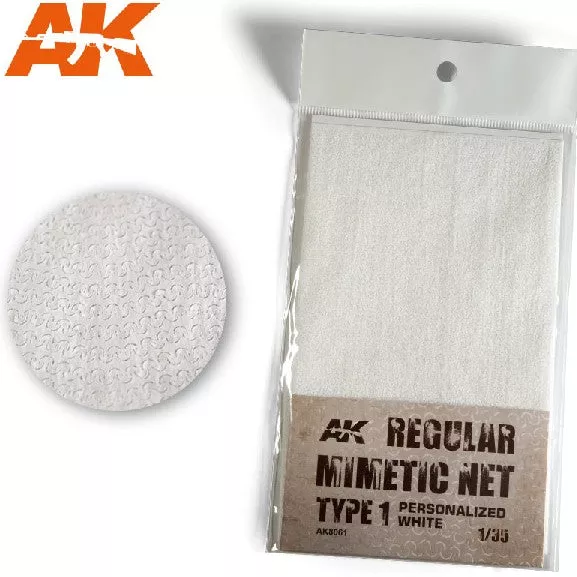 AK Interactive 8061 Camouflage Net Type 1 White