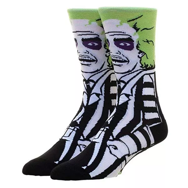 Beetlejuice Character Collection 1 Pair Of Crew Socks