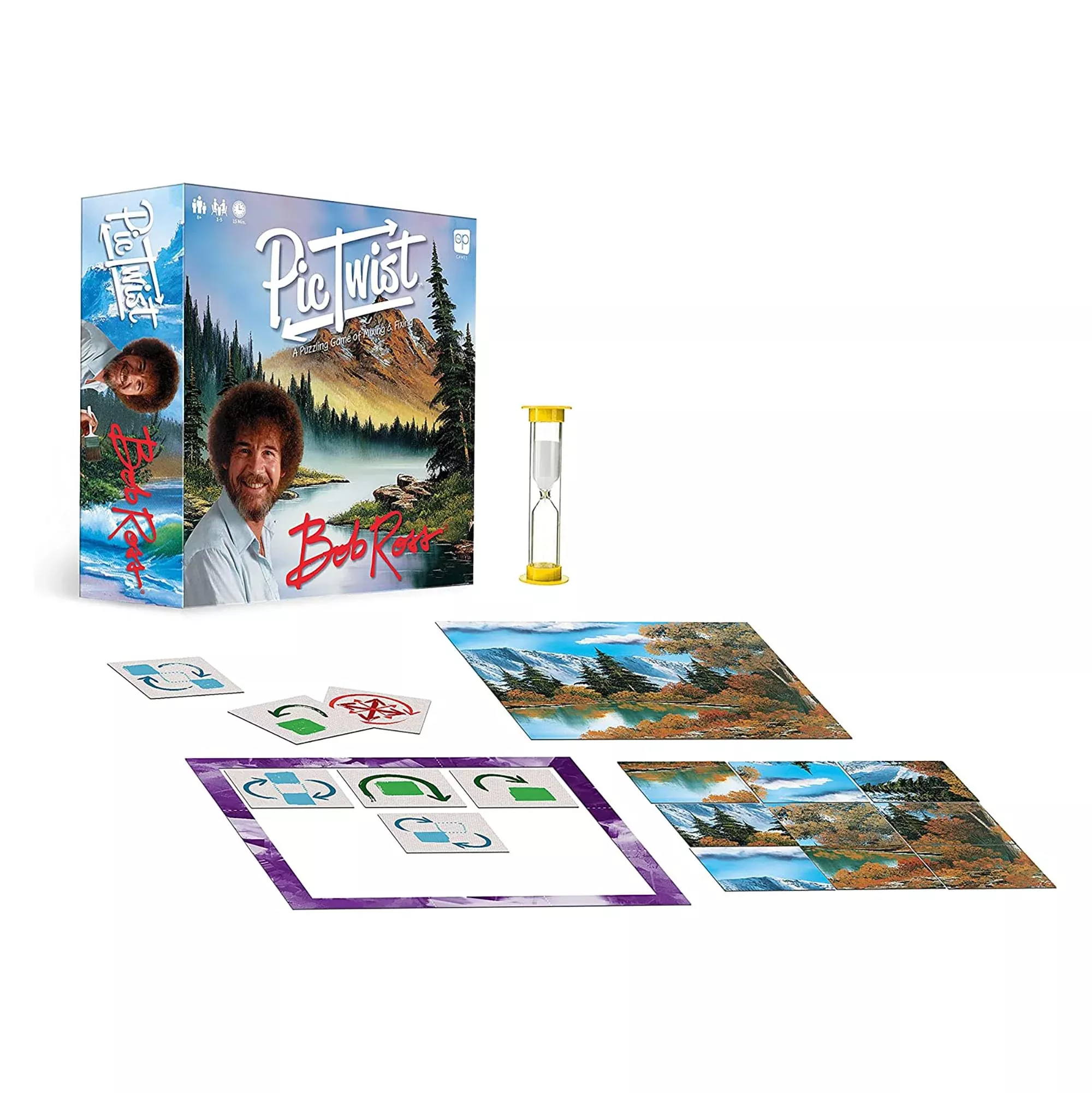 Bob Ross Pictwist Puzzle Game