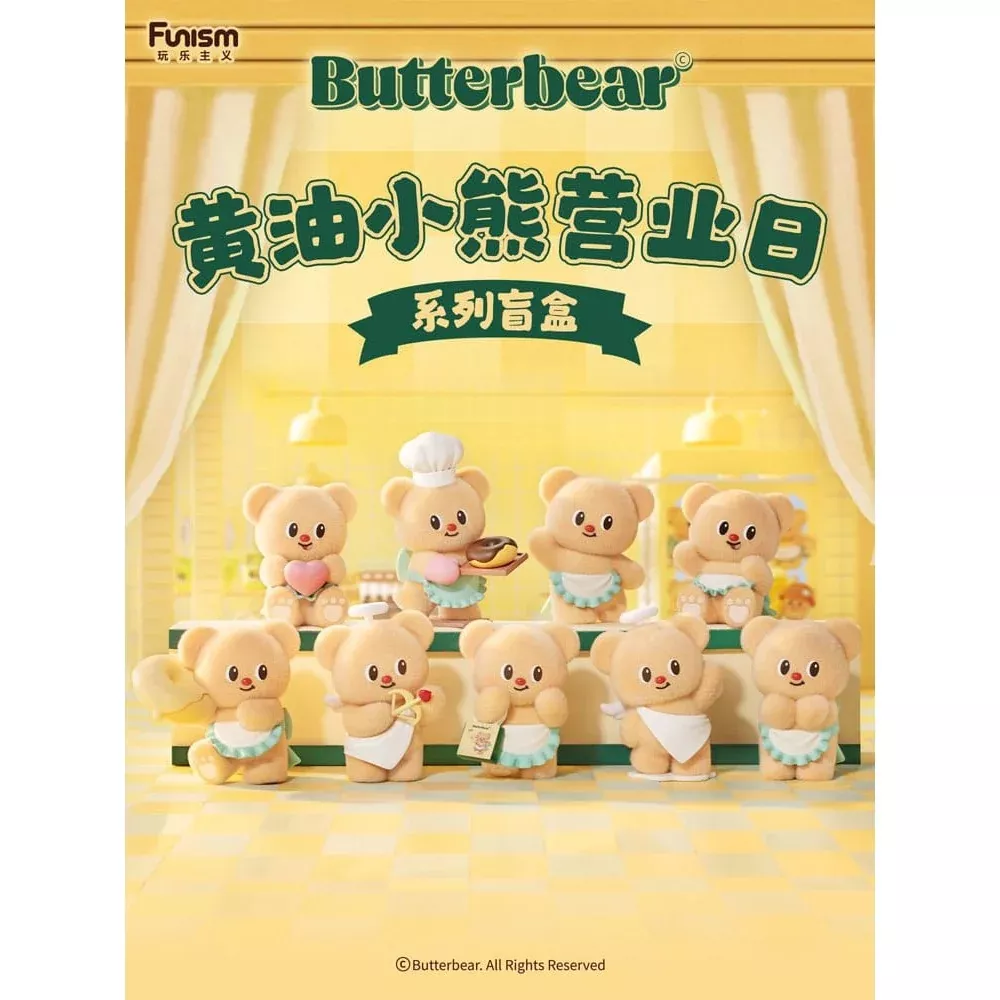 Butterbear Operating Day Series Mini Figures 9cm Display (8)