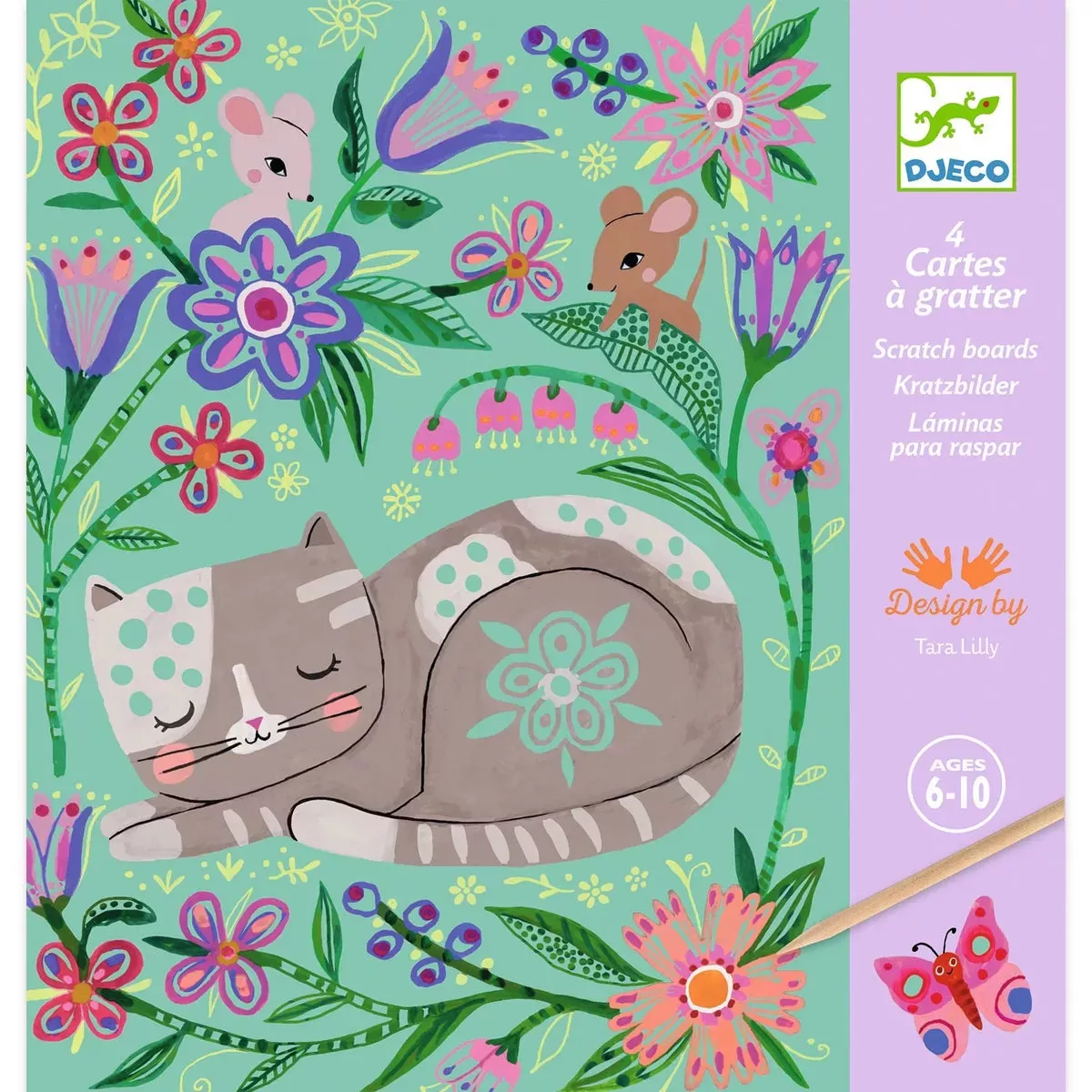 Djeco Scratch Cards Activity: Encounters