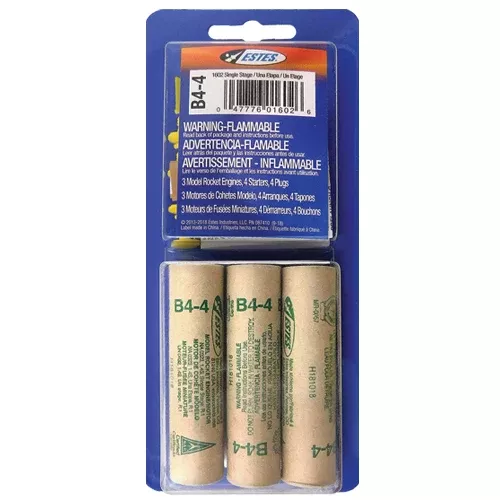 ESTES 1602 B4-4 Model Rocket Engines