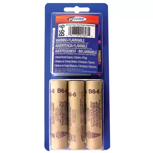 ESTES 1607 B6-6 Model Rocket Engines