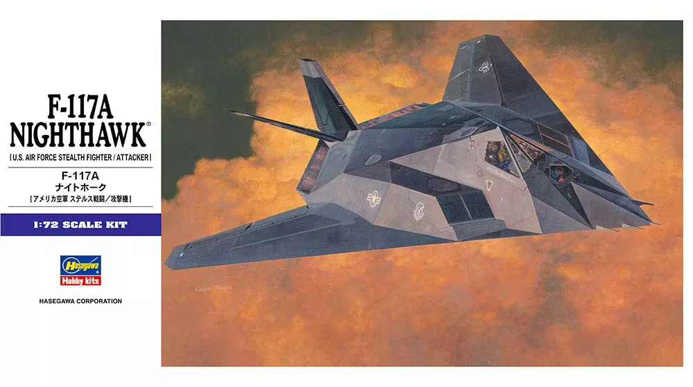 F-117A Night Hawk (1/72 Scale) Aircraft Model Kit