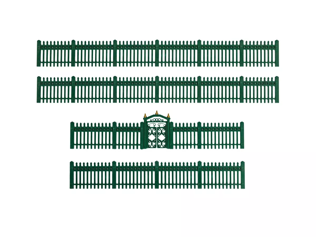 Green Iron Fence