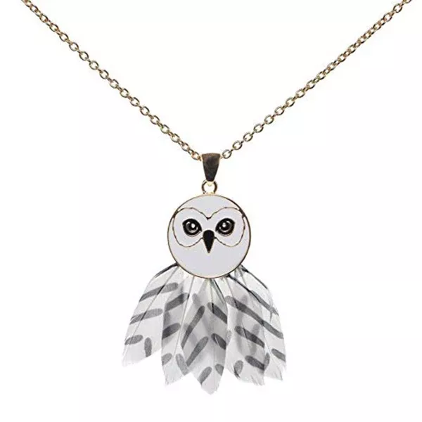 Harry Potter Hedwig Feather Chain Necklace