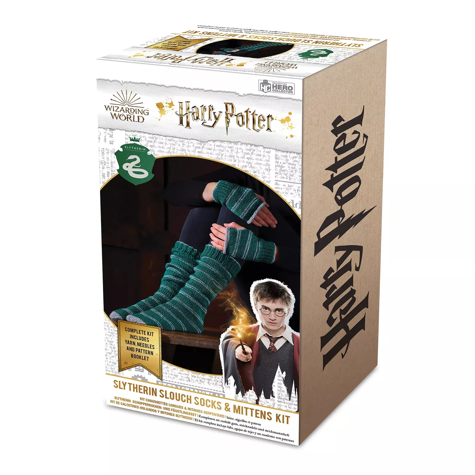 Harry Potter - Slytherin Gloves & Socks Knitting Set