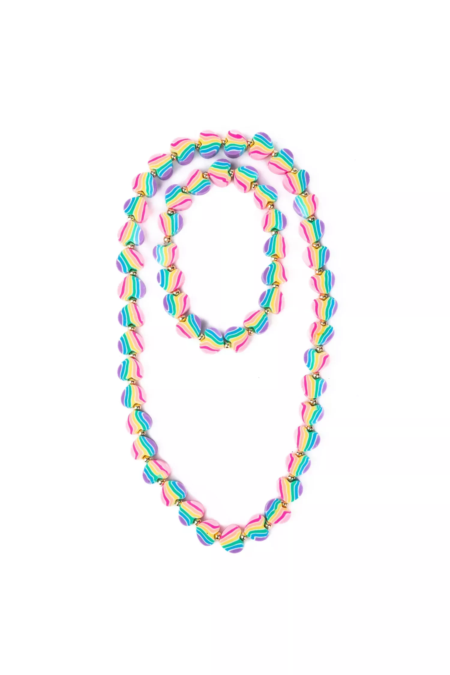 Heart of Many Colors Necklace & Bracelet Set