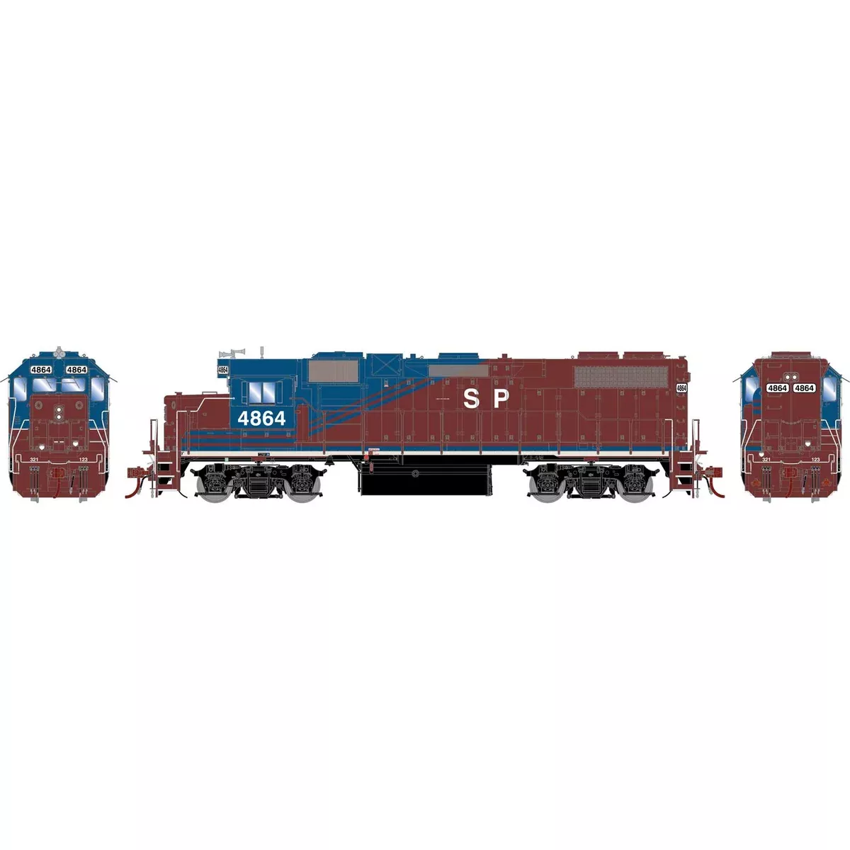 HO GP38-2 SP #4864