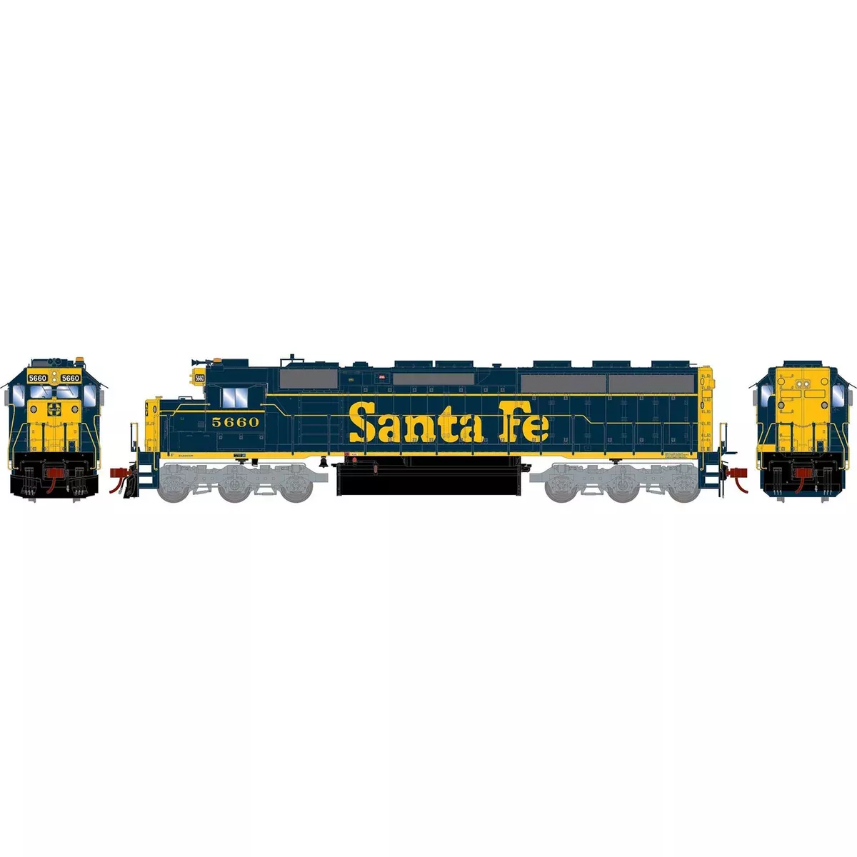 HO SD45-2 SF #5660