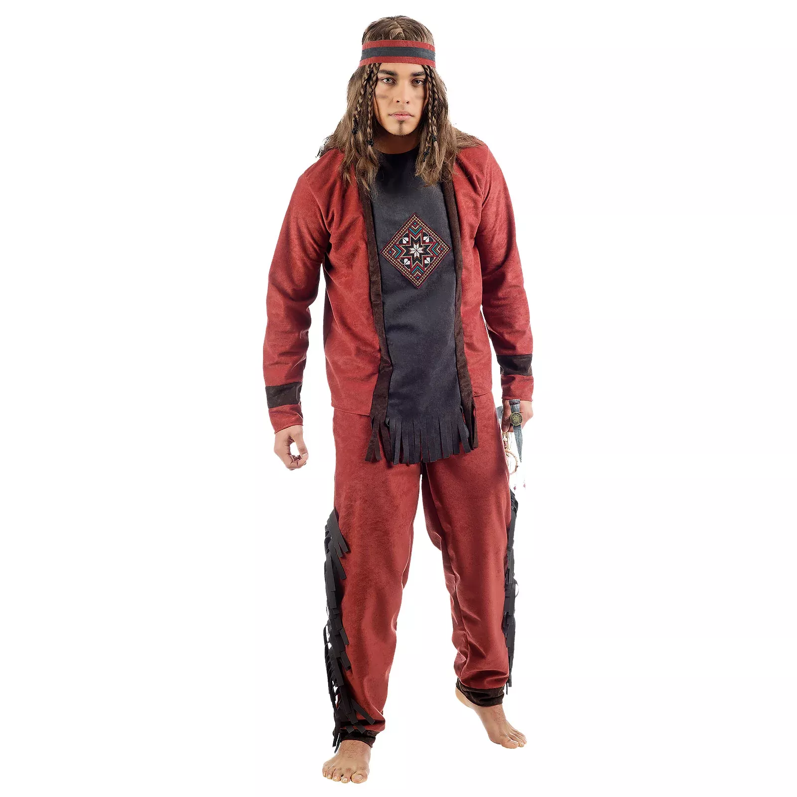 Indian Winnetou - Men's Costume Red