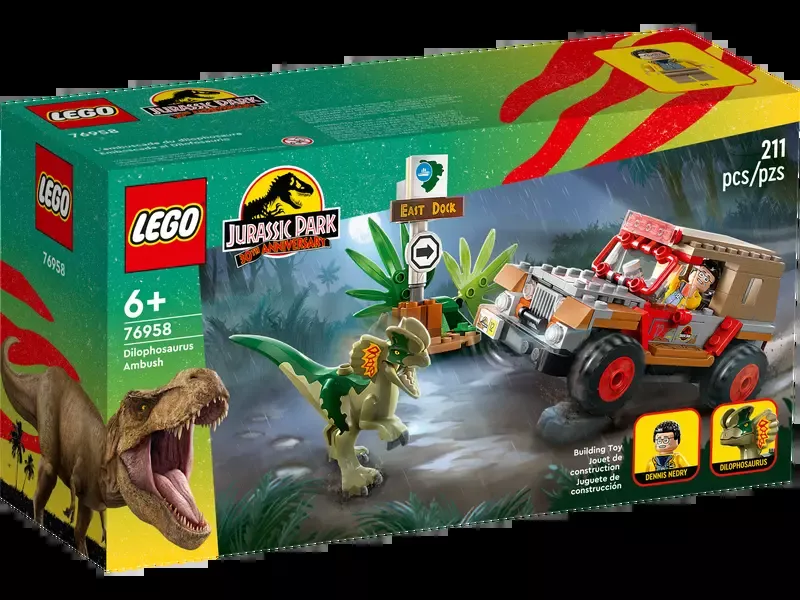 Lego Jurassic Park Dilophosaurus Ambush