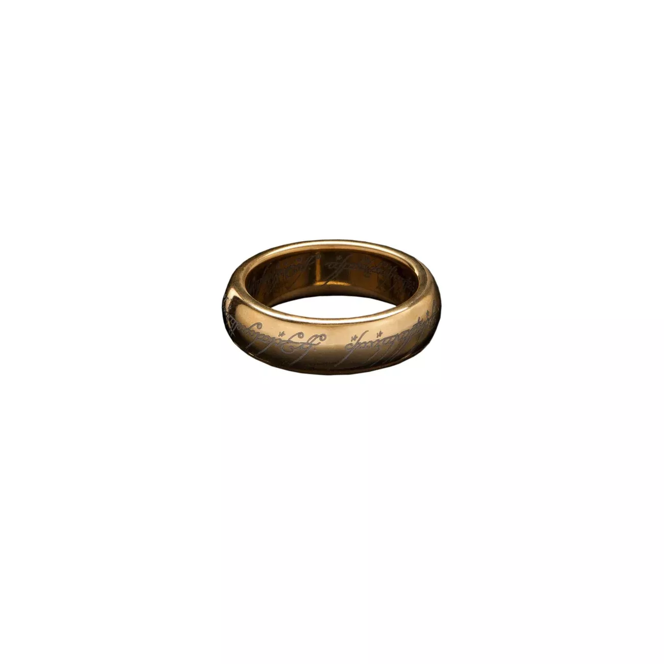 Lord of the Rings Tungsten Ring The One Ring (gold-plated) Size
