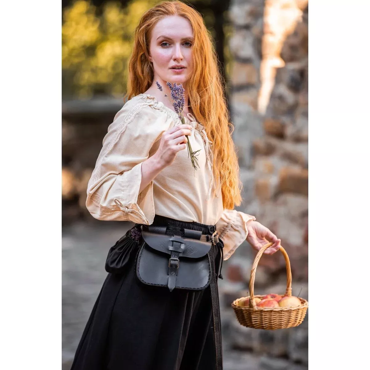 Medieval Blouse with Lace Bettina