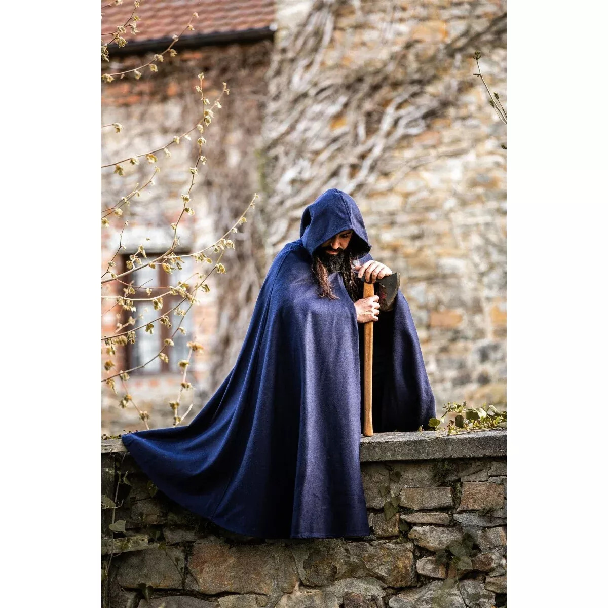 Medieval Wool Cloak Ilmar 131 cm