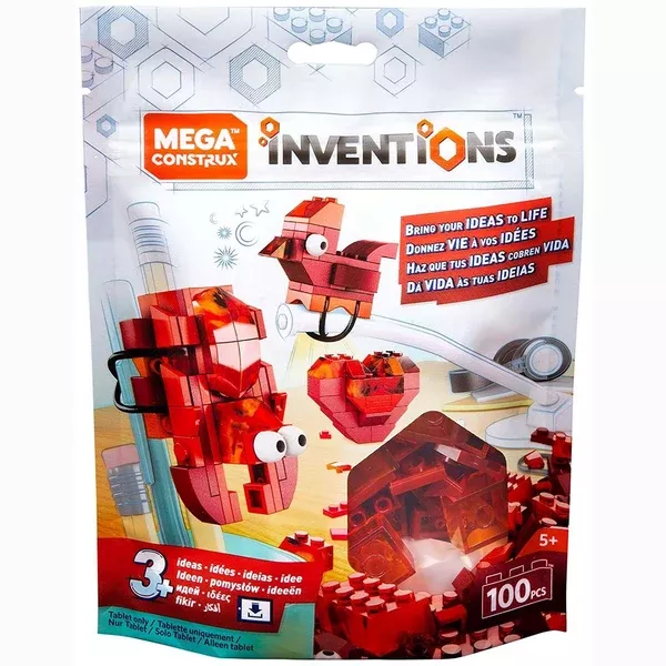 Mega Construx Inventions Reds Color Pack Building Set