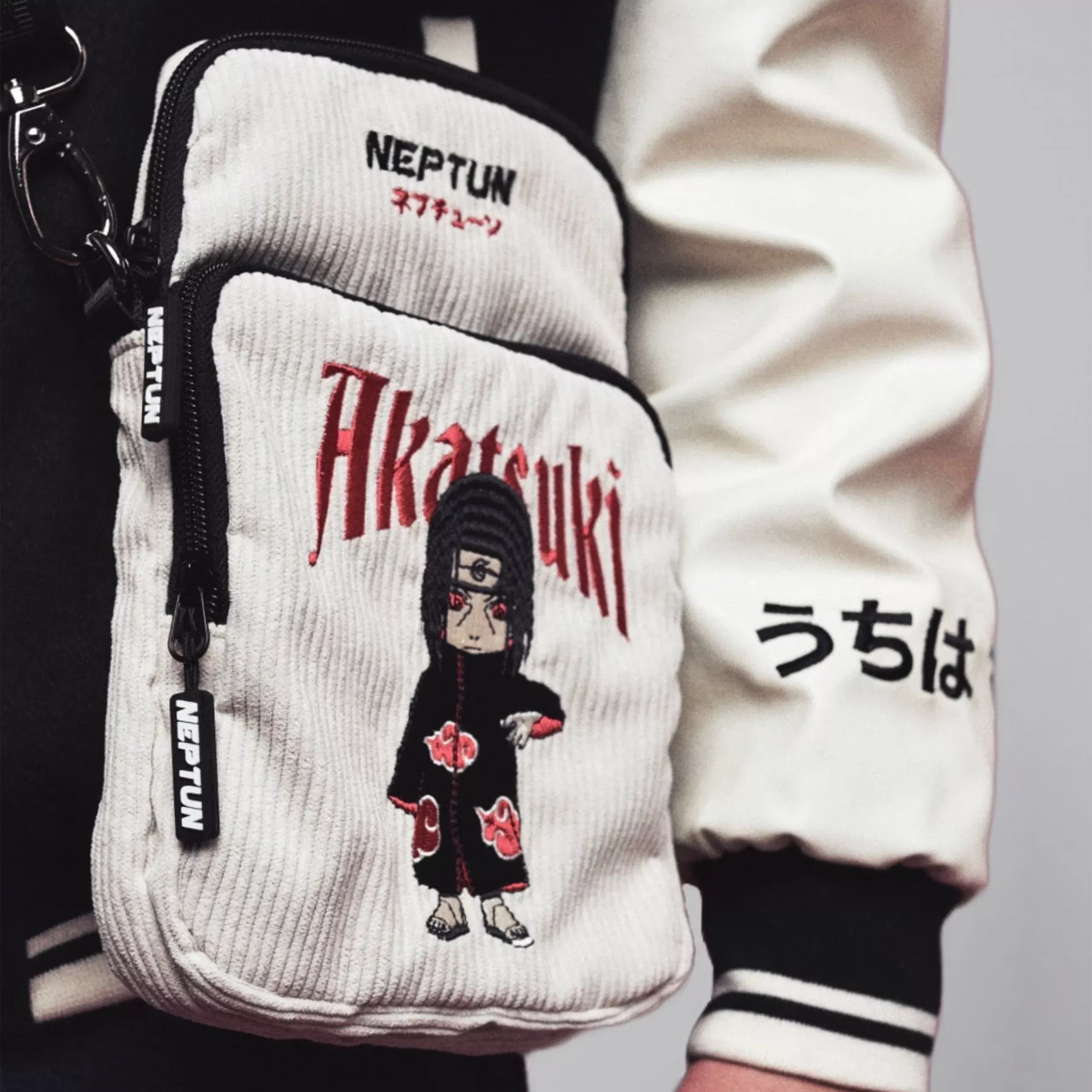 Naruto - Akatsuki Crossbody Bag beige