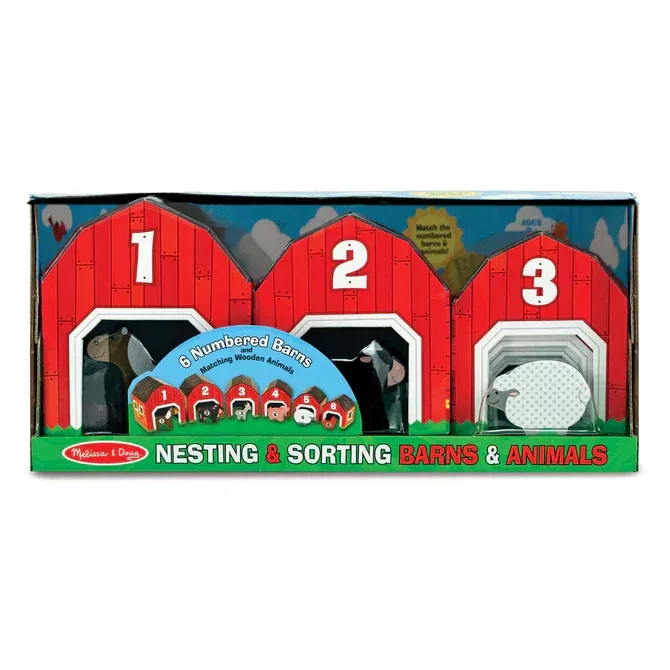 Nesting & Sorting Barn & Animals