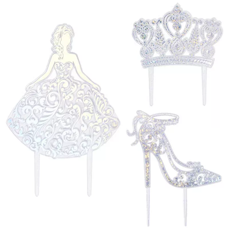 Quinceaera Cake Kit - Silver