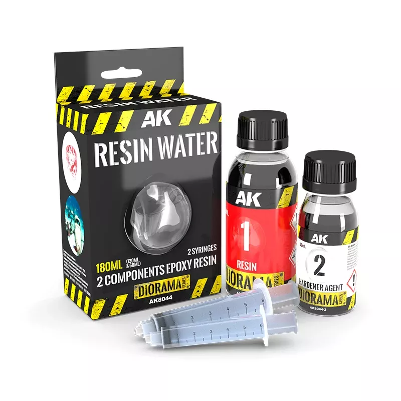 Resin Water 2-Componets Epoxy 180mL
