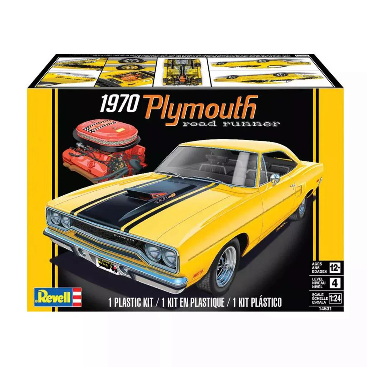Revell 1970 Plymouth Road Runner 24th Scale Vehicle Model Kit