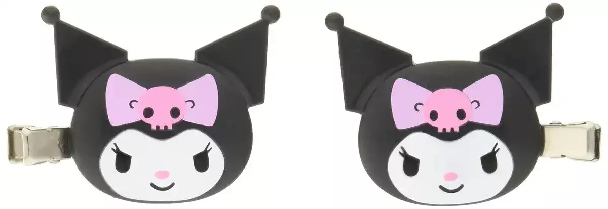SANRIOHair Clip Set2 Pcs Kuromi