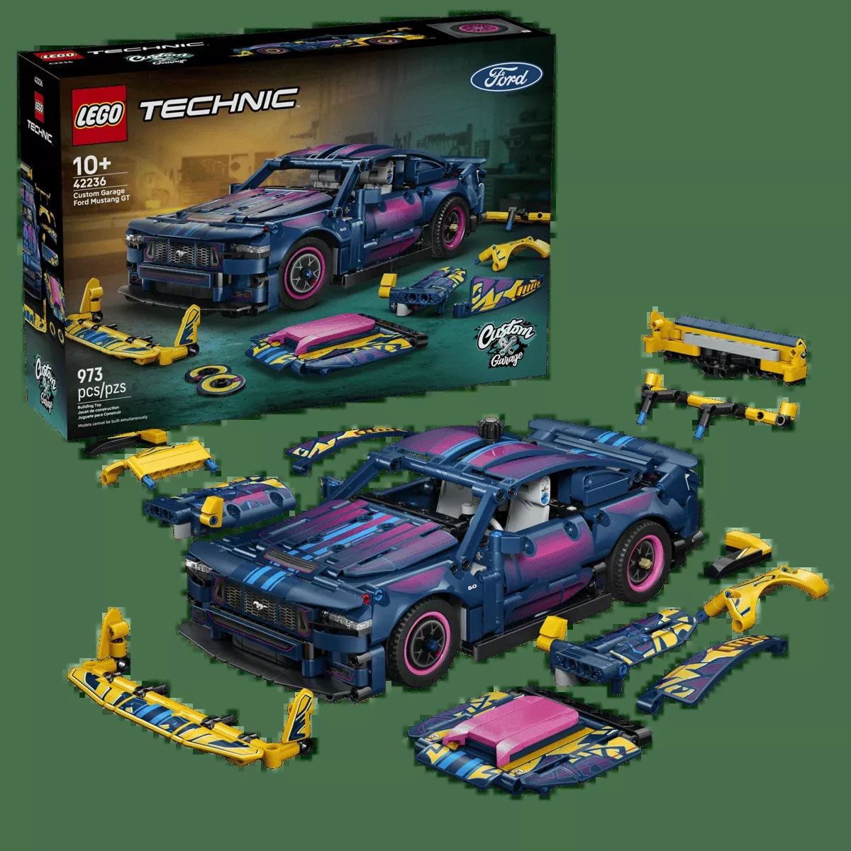 Technic Custom Garage Ford Mustang GT Car