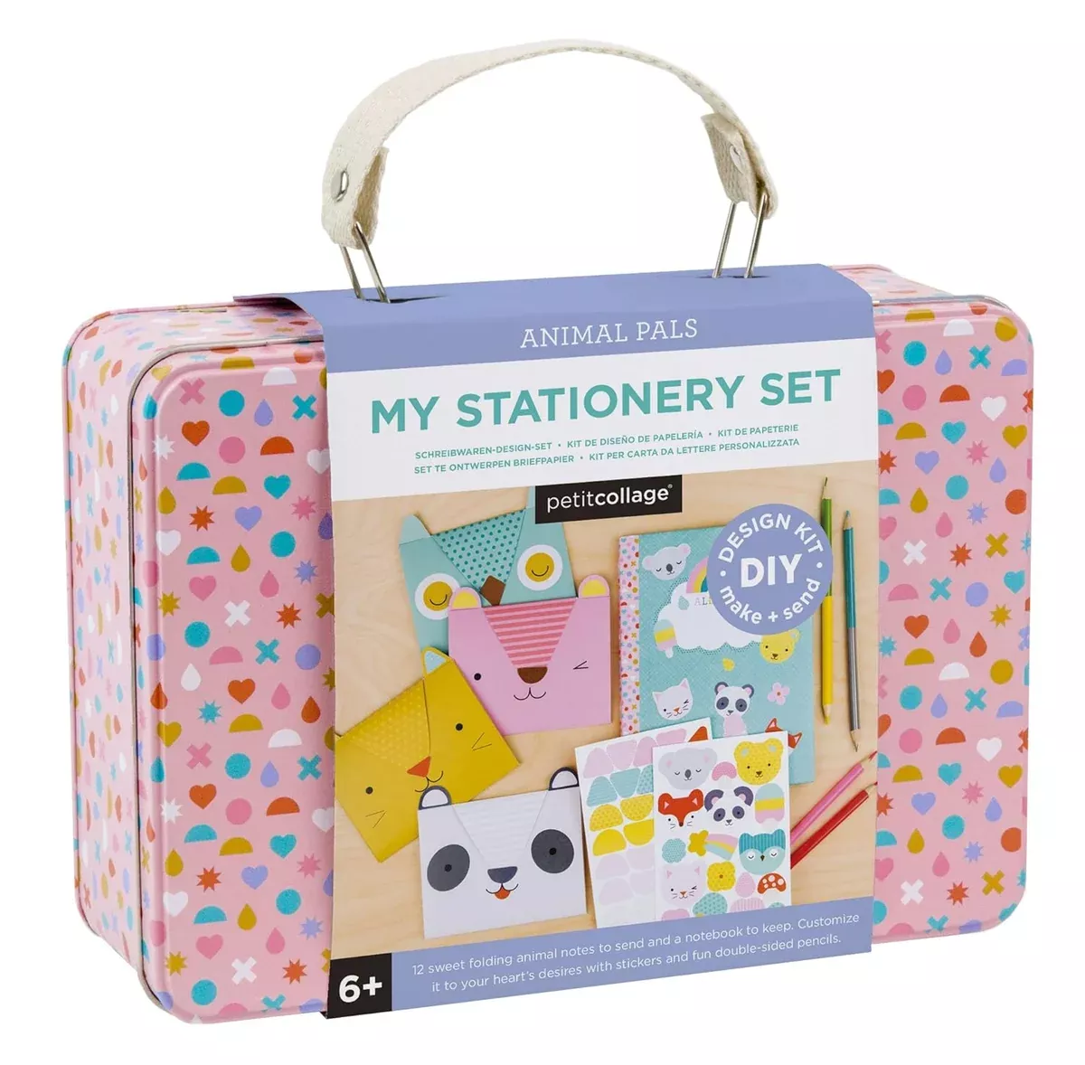 Tin Set My Animal Stationery