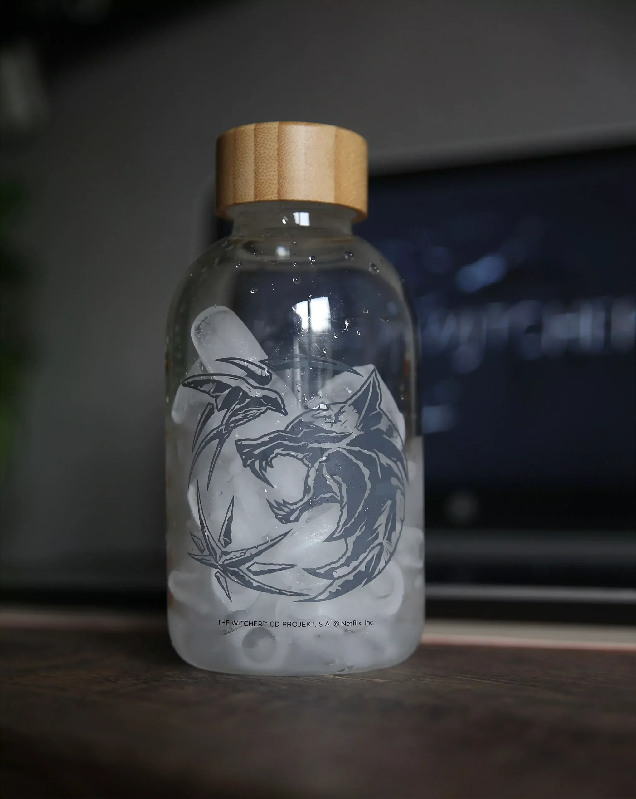 Witcher - Wolf Logo Water Bottle