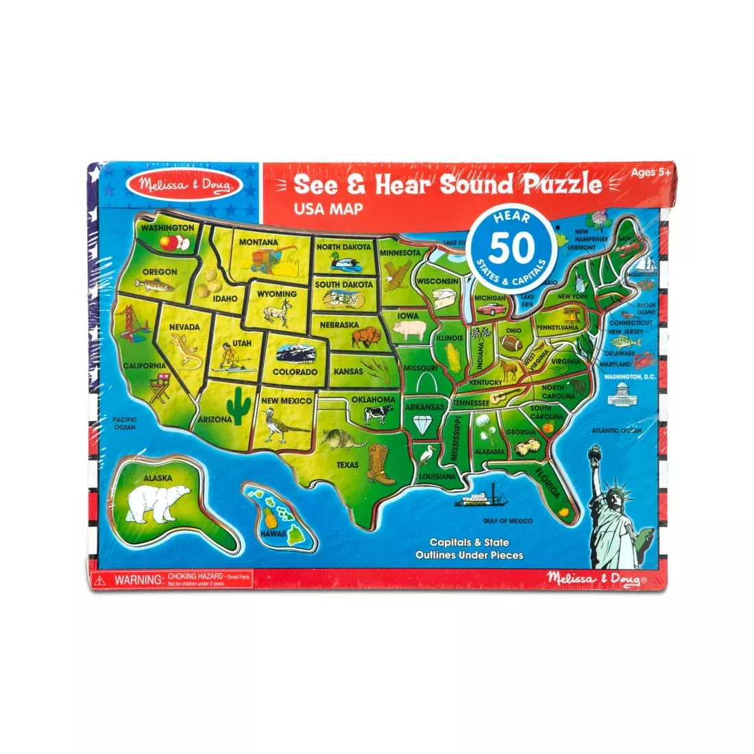 Wooden Sound Puzzle: U.S.A